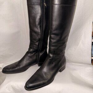 Vintage Bandolino Made in Brazil Black Leather Boots 6M